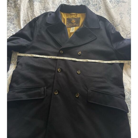 Loro Piana Storm System  rain protection CASHMERE DOUBLE BREASTED OVERCOAT XXL - Picture 7 of 15